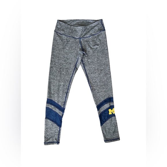 University of Michigan Pants - Michigan Wolverines Women’s Leggings with mesh size medium